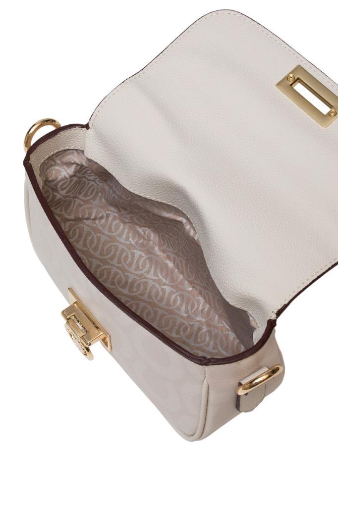 U.S. Polo Assn. Çapraz Askılı Kadın Çanta Ekru Us25155