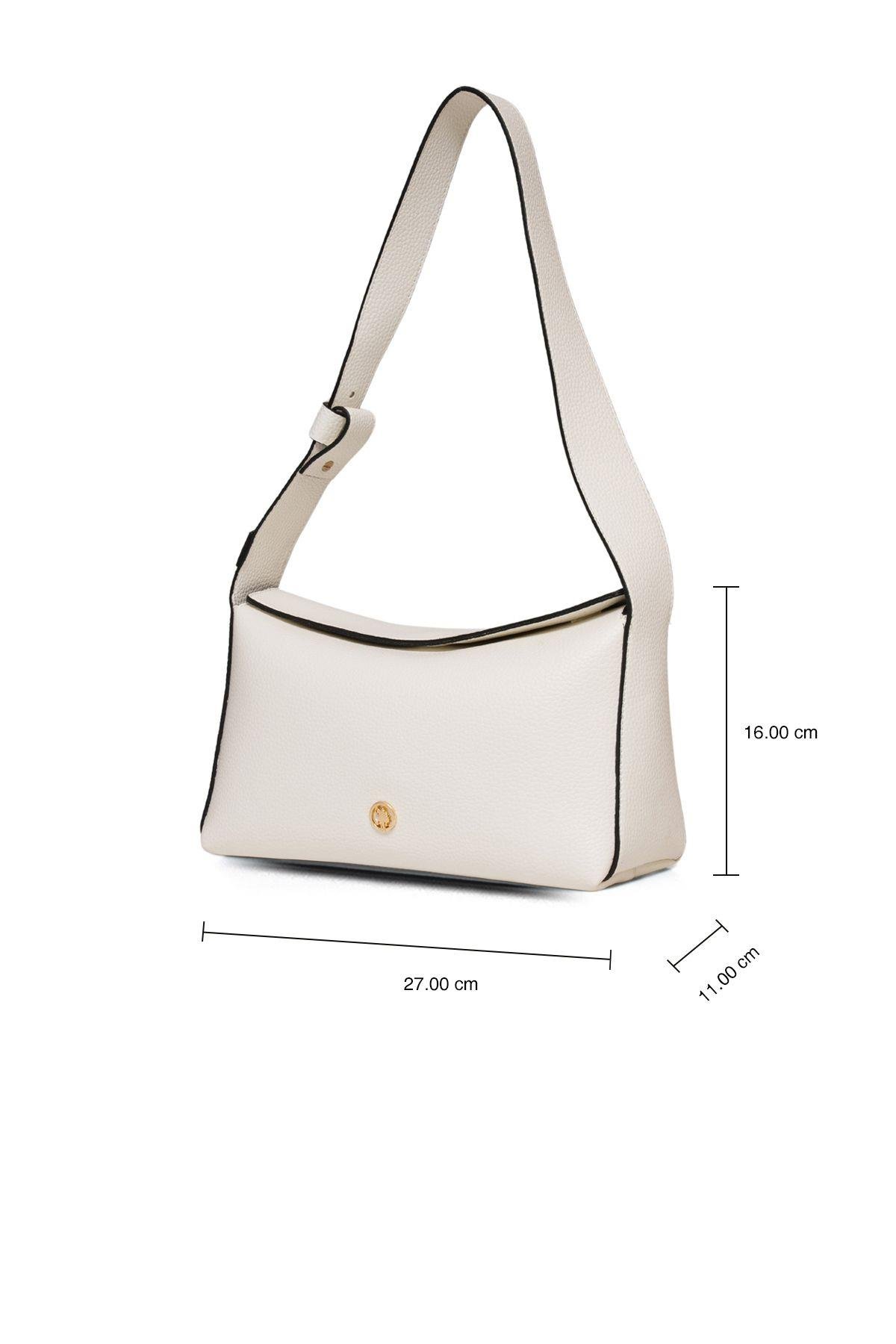 U.S. Polo Assn. Çapraz Askılı Kadın Çanta Beyaz Us25203