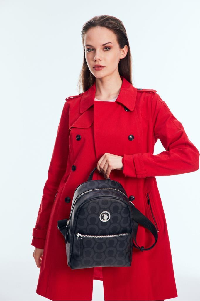 U.S. Polo Assn. Kadın Sırt Çanta Siyah Us25173