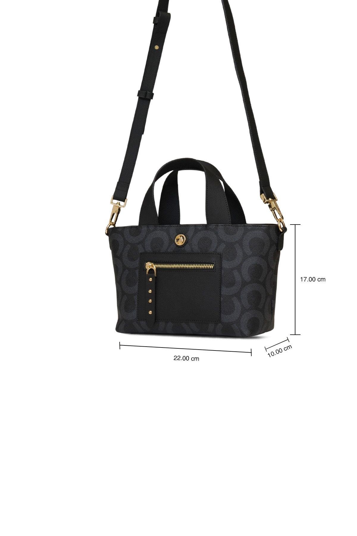 U.S. Polo Assn. Çapraz Askılı Kadın Çanta Siyah Us25150