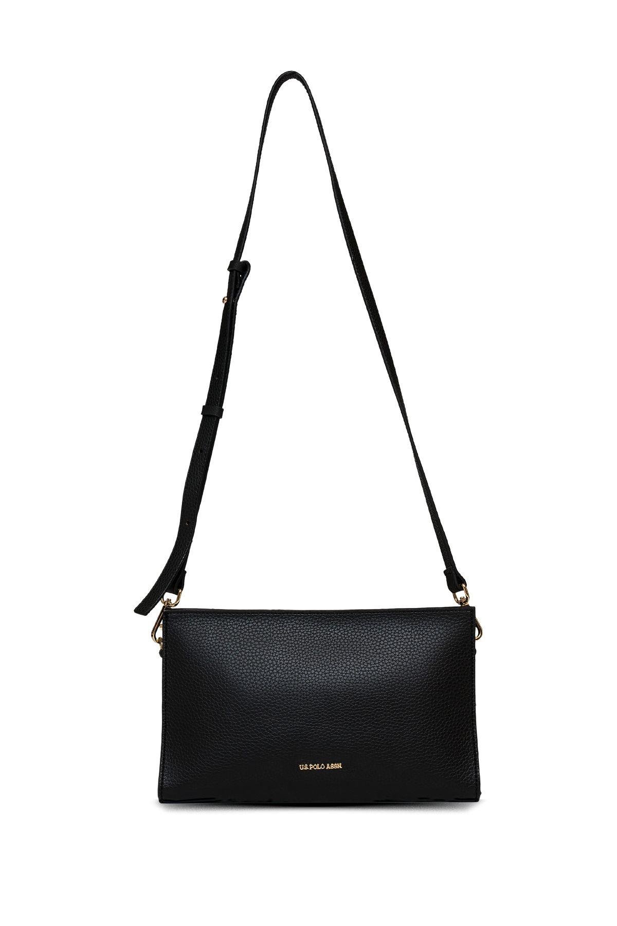 U.S. Polo Assn. Çapraz Askılı Kadın Çanta Siyah Us25185