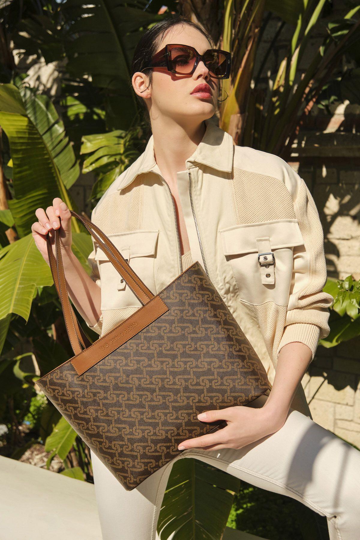 U.S. Polo Assn. Kadın Omuz Çanta Kahve Us23500