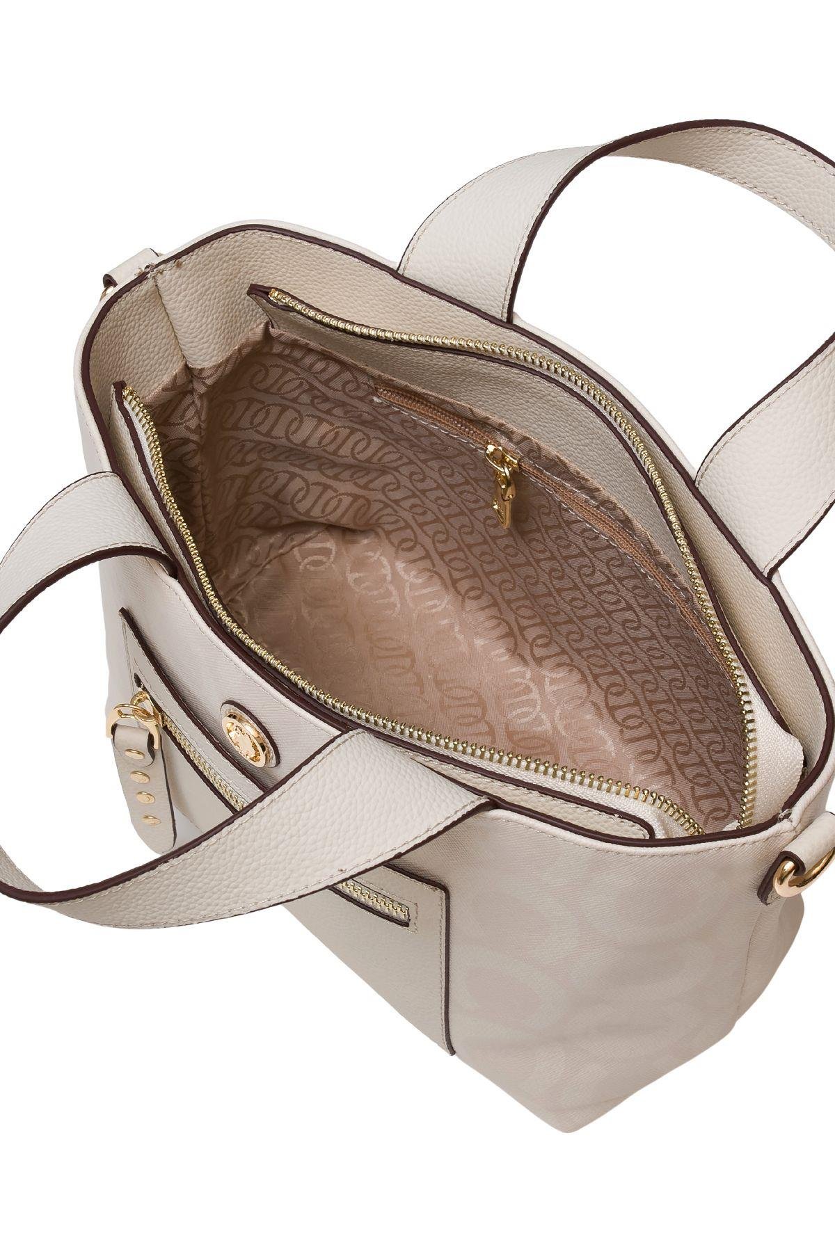 U.S. Polo Assn. Çapraz Askılı Kadın Çanta Ekru Us25150