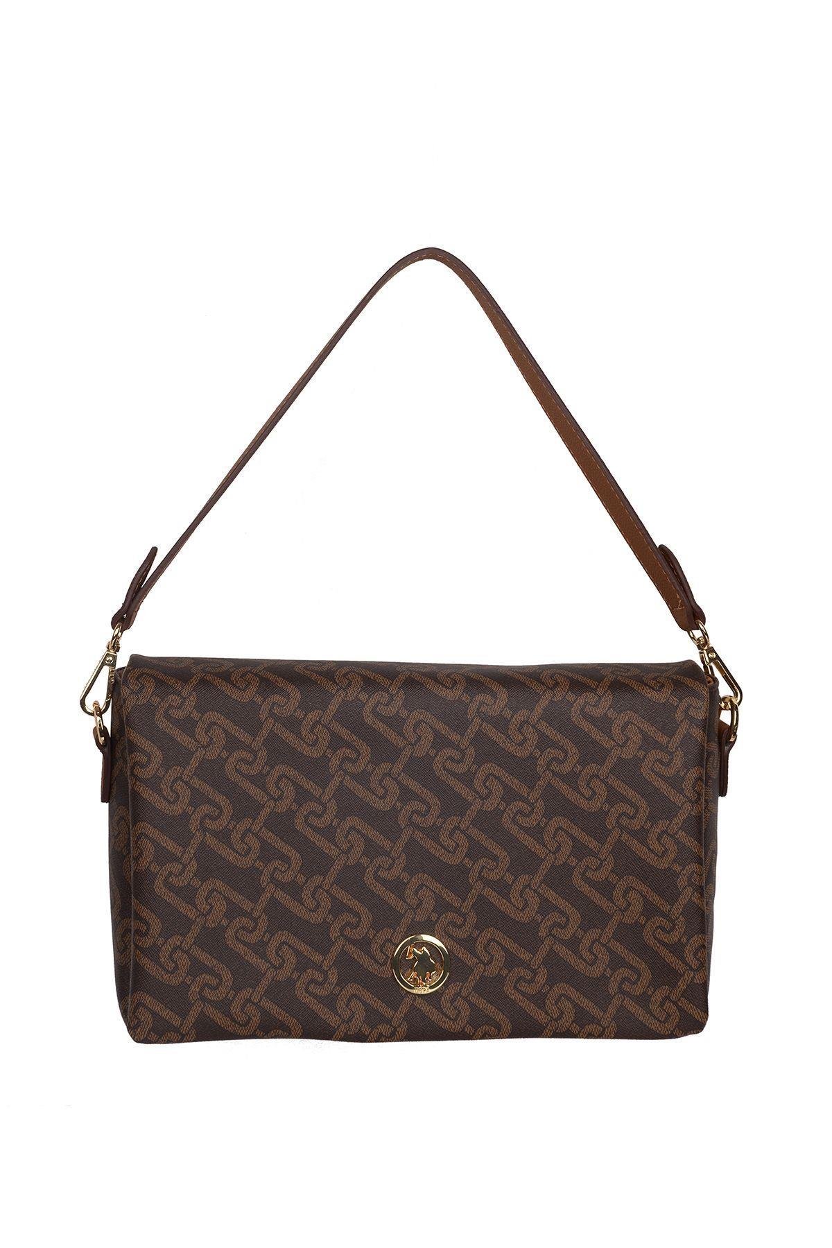 U.S. Polo Assn. Çapraz Askılı Kadın Çanta Kahve Us23527