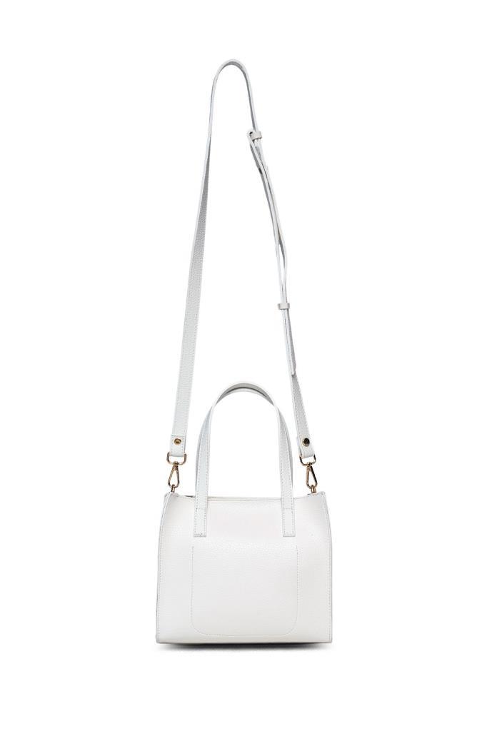 U.S. Polo Assn. Çapraz Askılı Kadın Çanta Beyaz Us25187