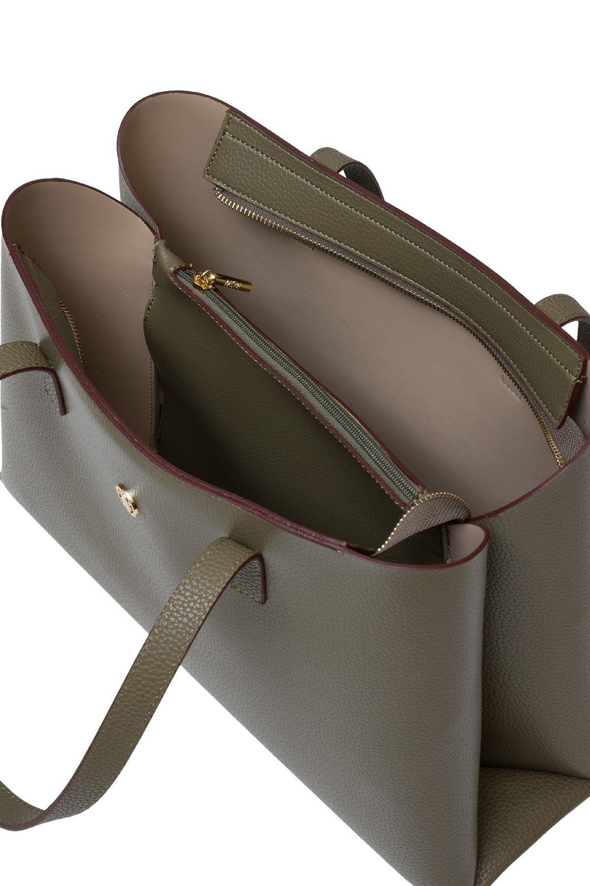 U.S. Polo Assn. Kadın Omuz Çanta Haki Us25186