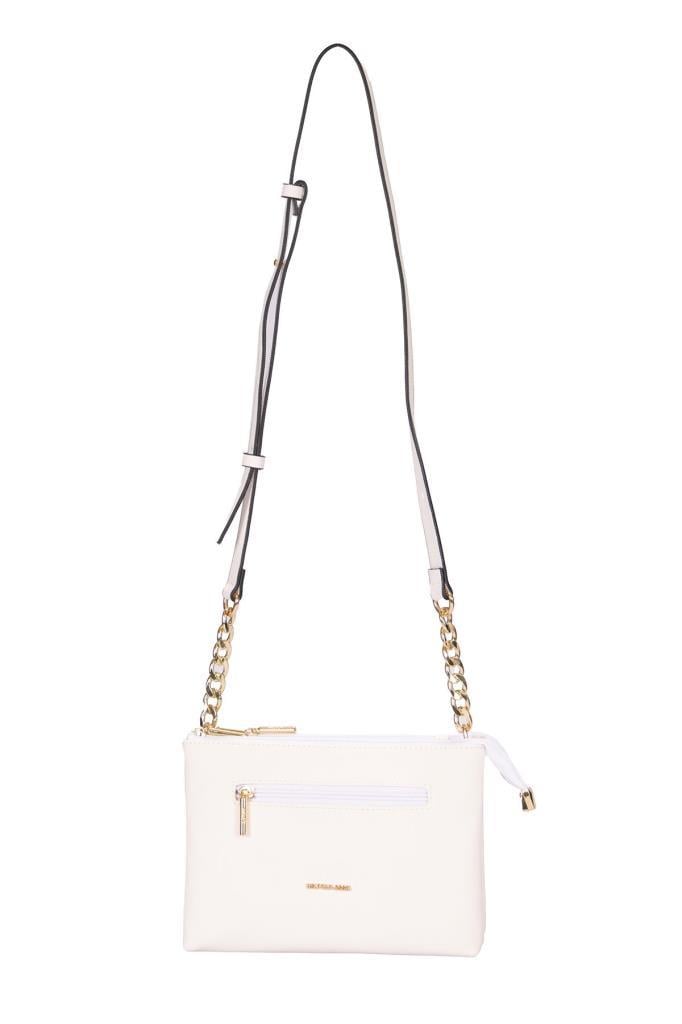 U.S. Polo Assn. Çapraz Askılı Kadın Çanta Beyaz Us25253