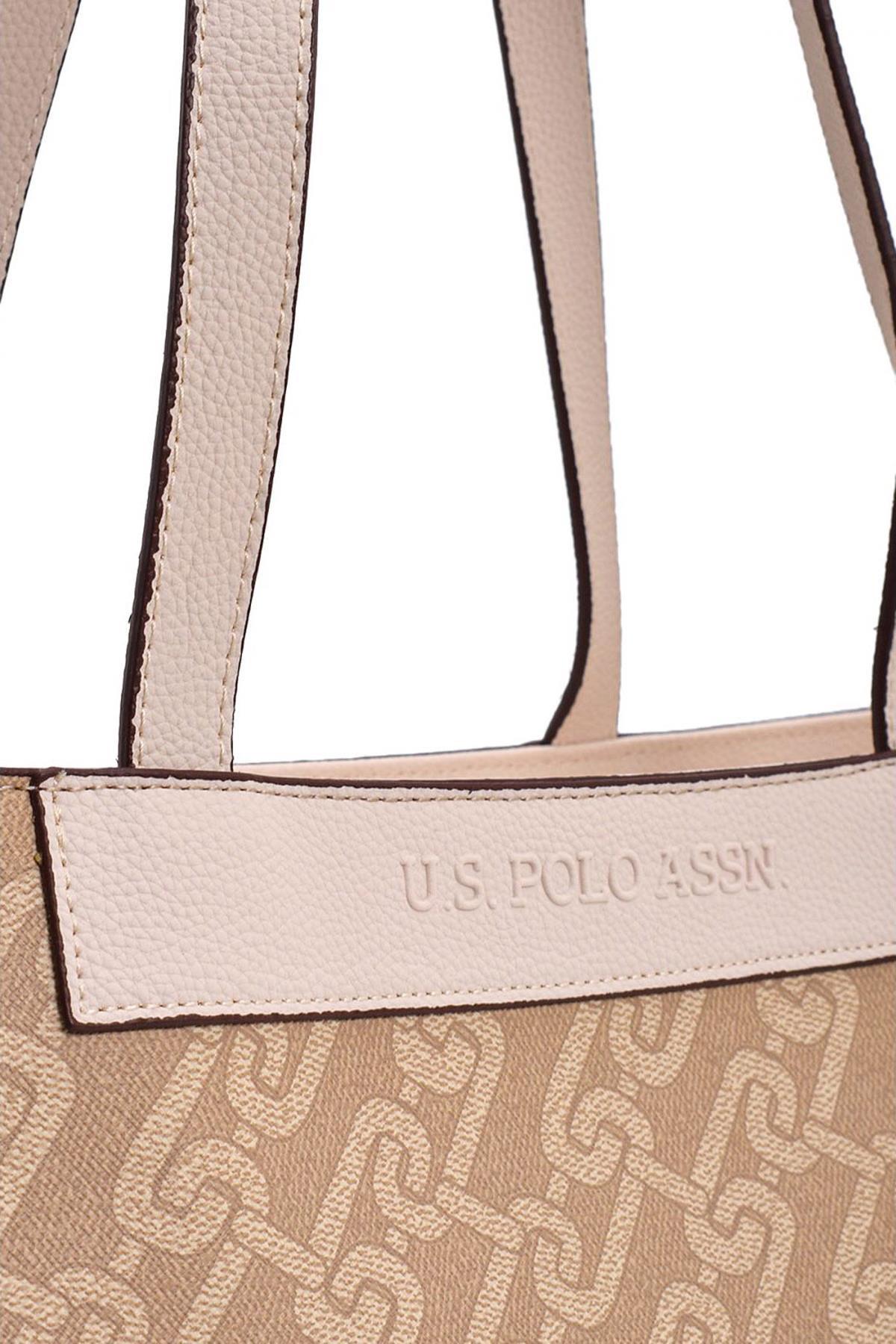 U.S. Polo Assn. Kadın Omuz Çanta Bej Us23106