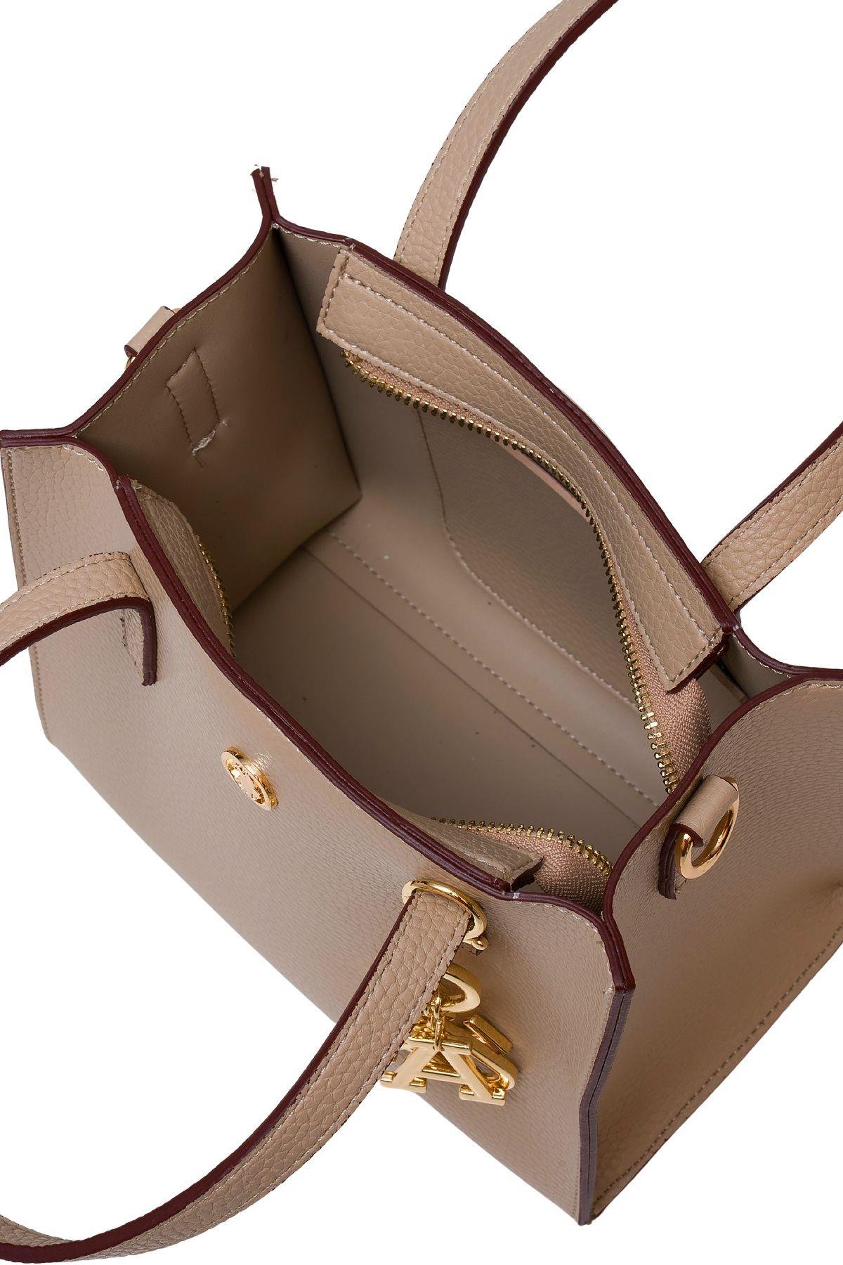 U.S. Polo Assn. Çapraz Askılı Kadın Çanta Bej Us25187