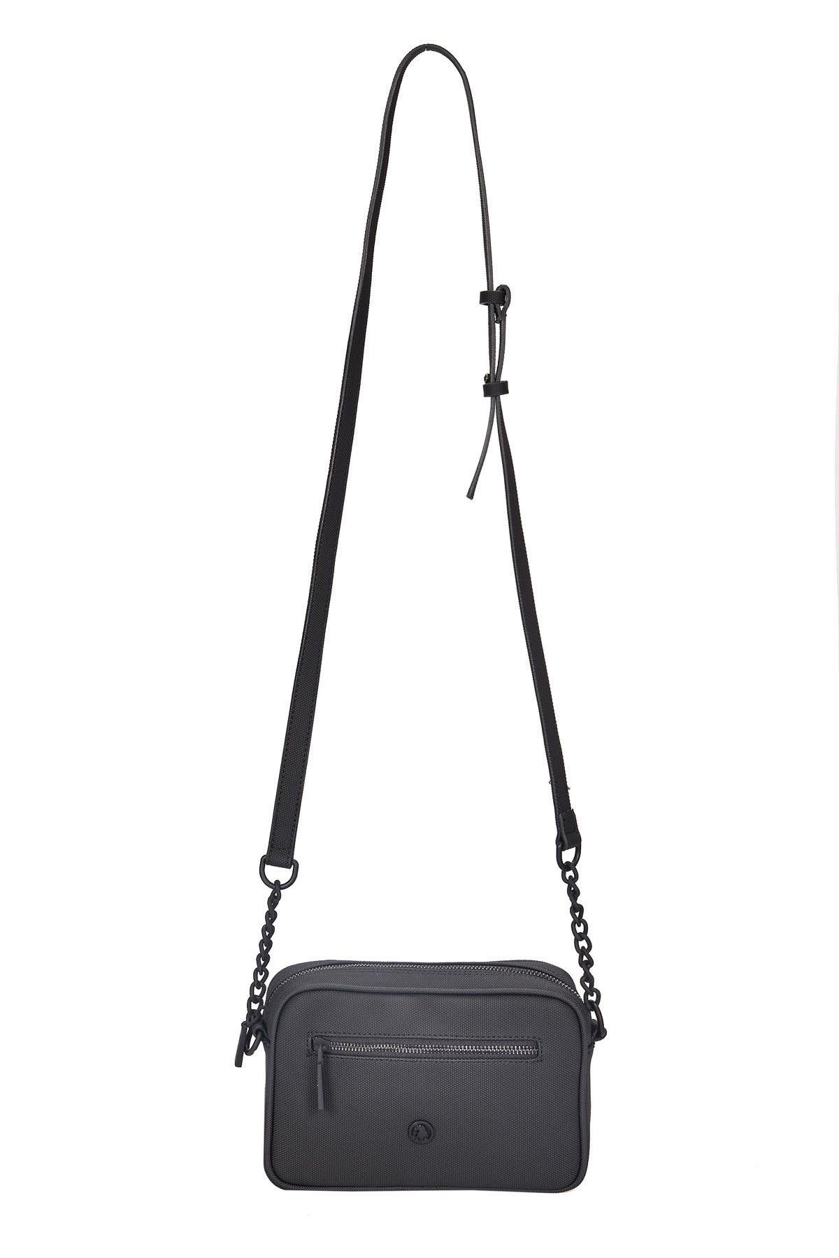 U.S. Polo Assn. Çapraz Askılı Kadın Çanta Siyah Us24290