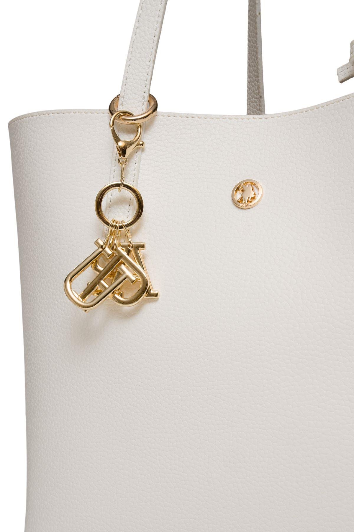 U.S. Polo Assn. Kadın Omuz Çanta Beyaz Us25197
