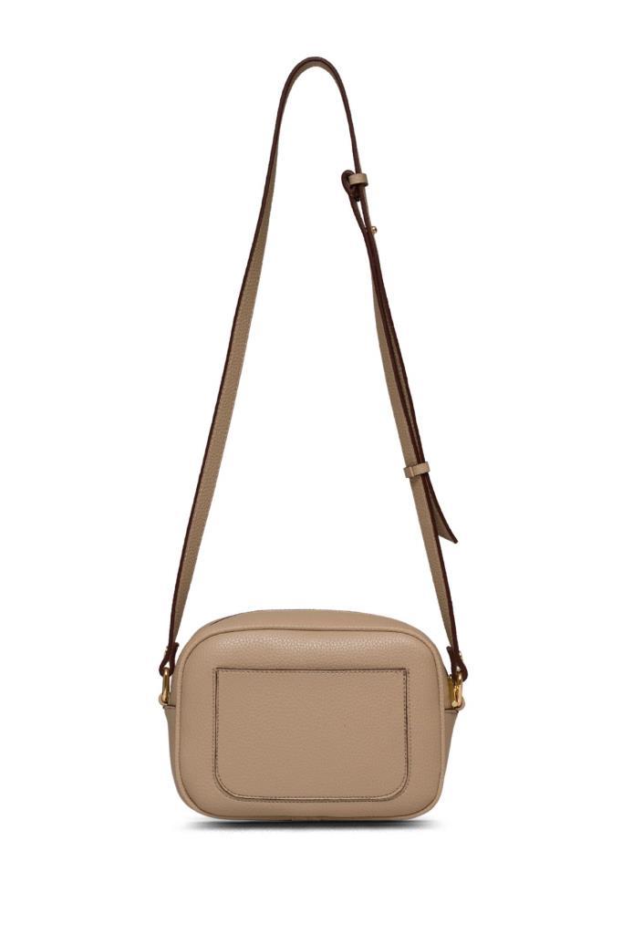 U.S. Polo Assn. Çapraz Askılı Kadın Çanta Bej Us25195