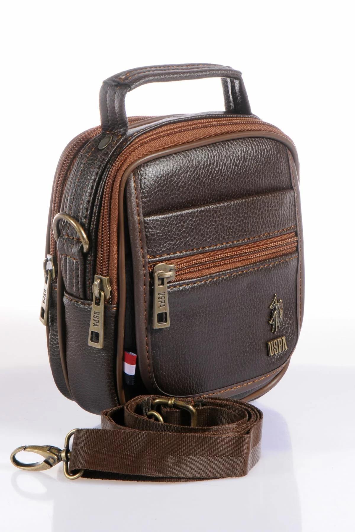 U.S. Polo Assn. Erkek Postacı Çantası Kahve 8416