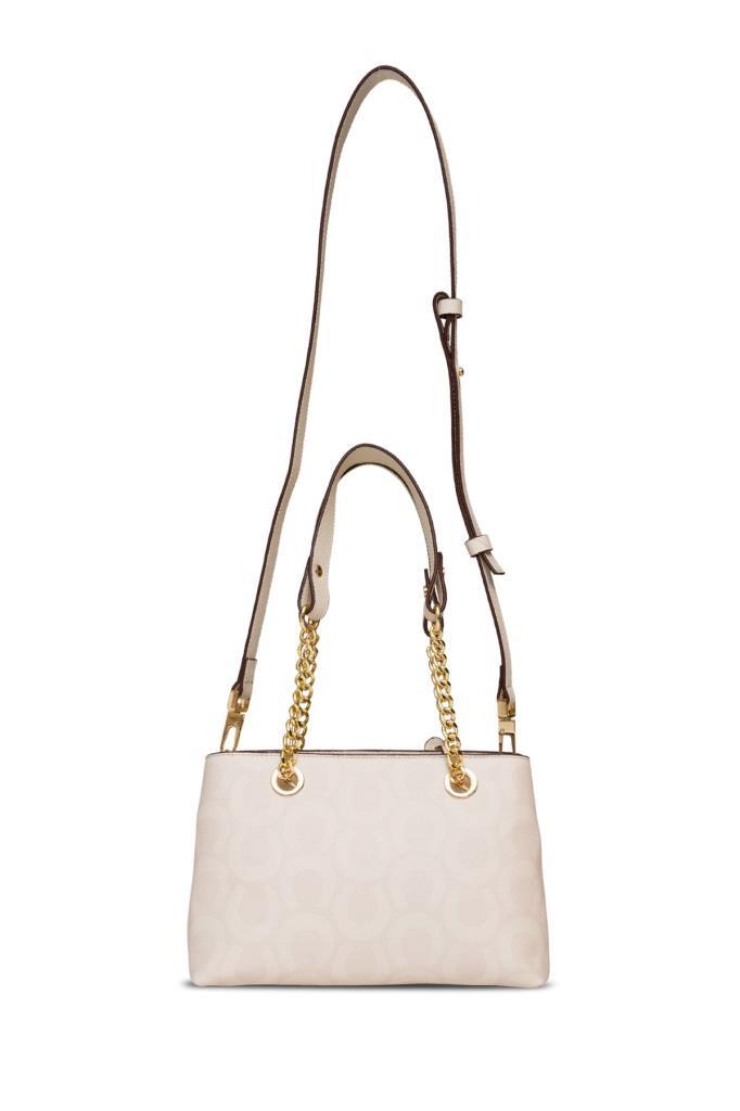U.S. Polo Assn. Çapraz Askılı Kadın Çanta Ekru Us25166