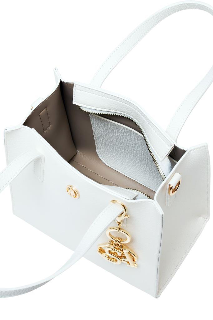 U.S. Polo Assn. Çapraz Askılı Kadın Çanta Beyaz Us25187
