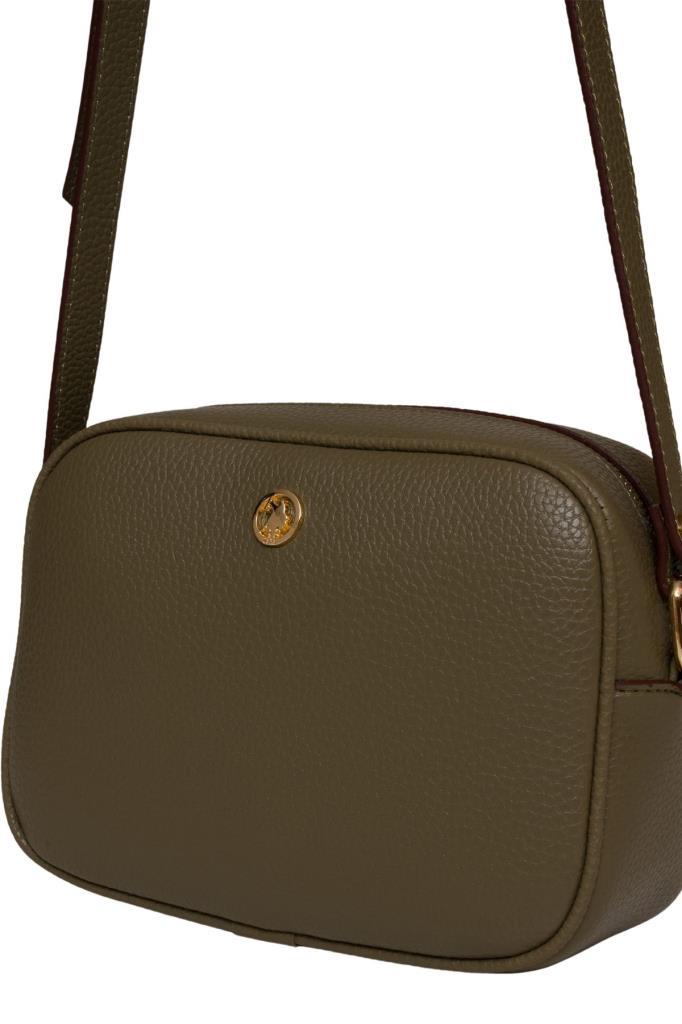 U.S. Polo Assn. Çapraz Askılı Kadın Çanta Haki Us25195