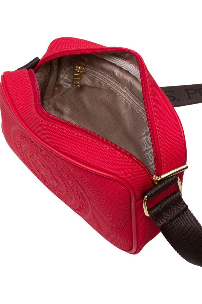 U.S. Polo Assn. Çapraz Askılı Kadın Çanta Kırmızı Us25275