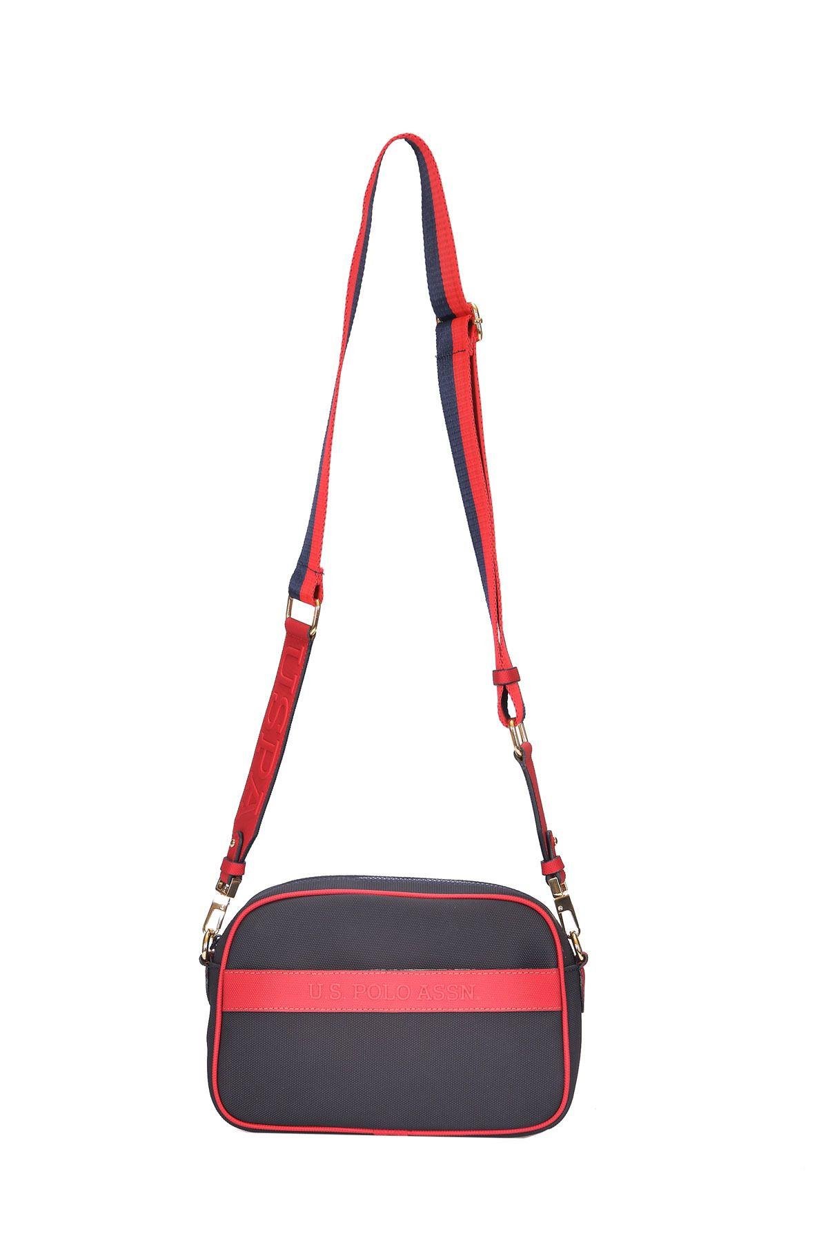 U.S. Polo Assn. Kadın Çapraz Çanta Lacivert-Beyaz-Kırmızı Us24281