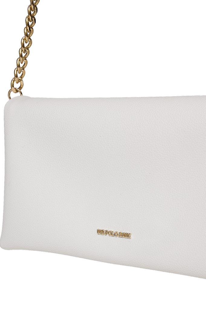 U.S. Polo Assn. Çapraz Askılı Kadın Çanta Beyaz Us25129