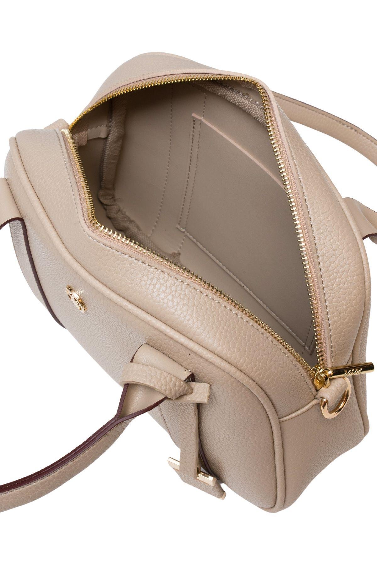 U.S. Polo Assn. Çapraz Askılı Kadın Çanta Bej Us25191