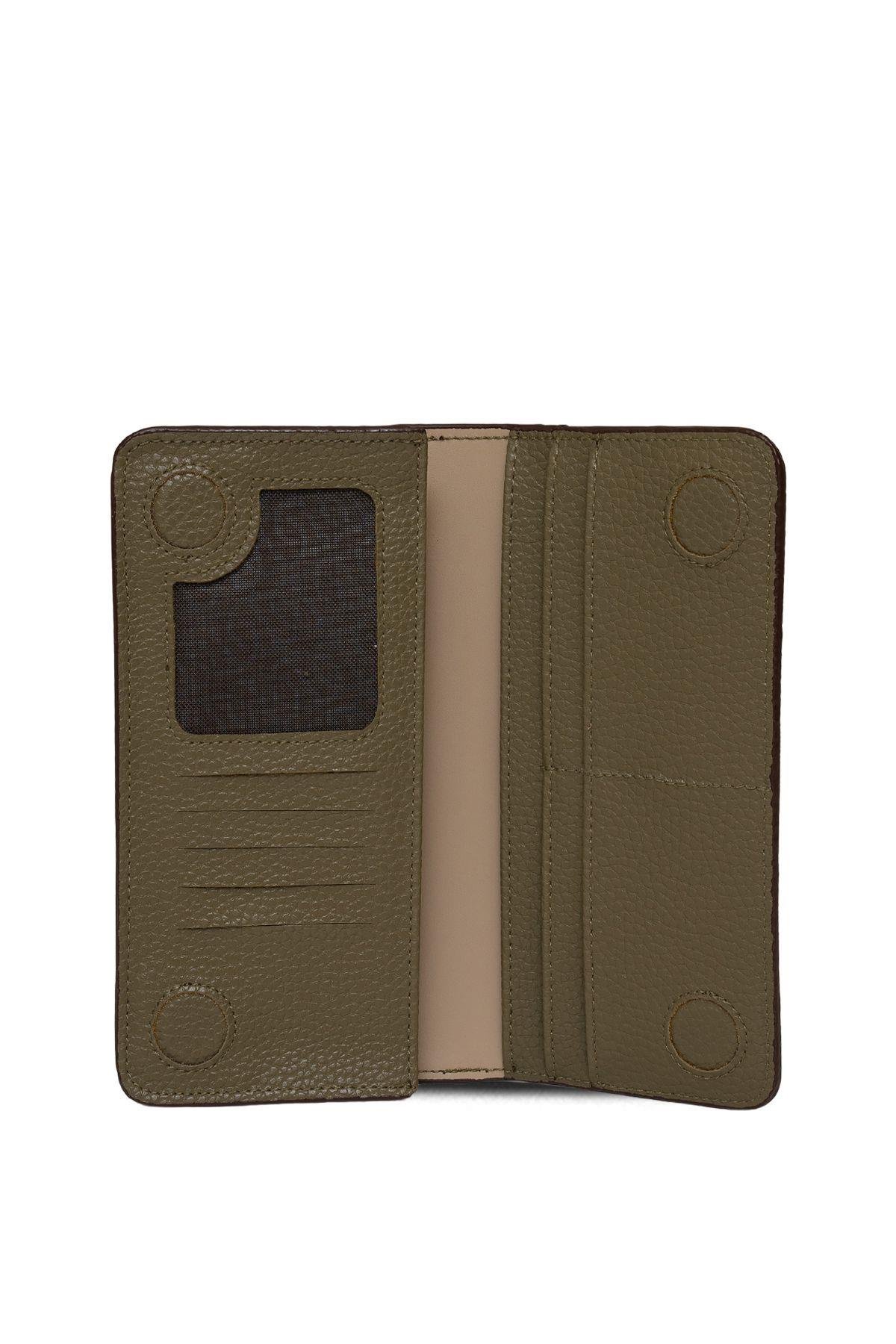 U.S. Polo Assn. Kadın Cüzdanı Haki Usc25371