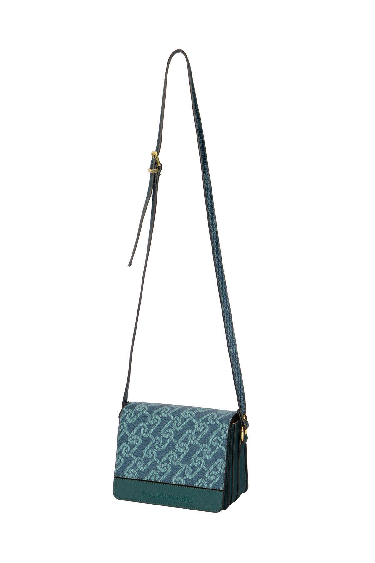 U.S. Polo Assn. Çapraz Askılı Kadın Çanta Petrol Us23501