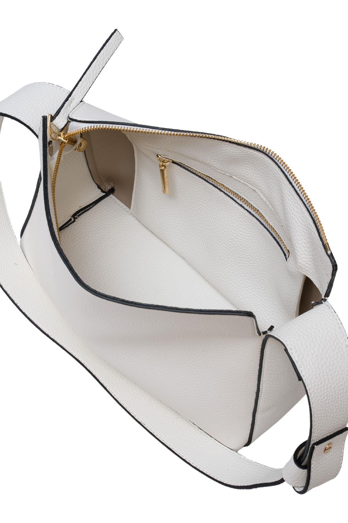 U.S. Polo Assn. Çapraz Askılı Kadın Çanta Beyaz Us25203