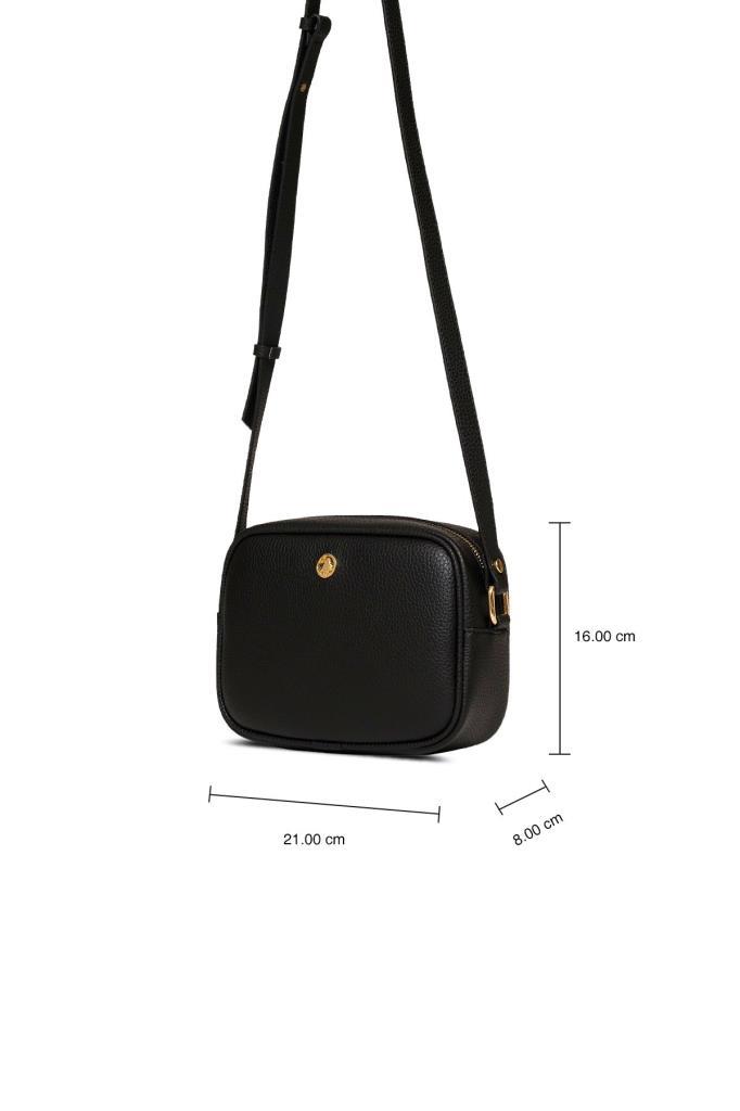 U.S. Polo Assn. Çapraz Askılı Kadın Çanta Siyah Us25195