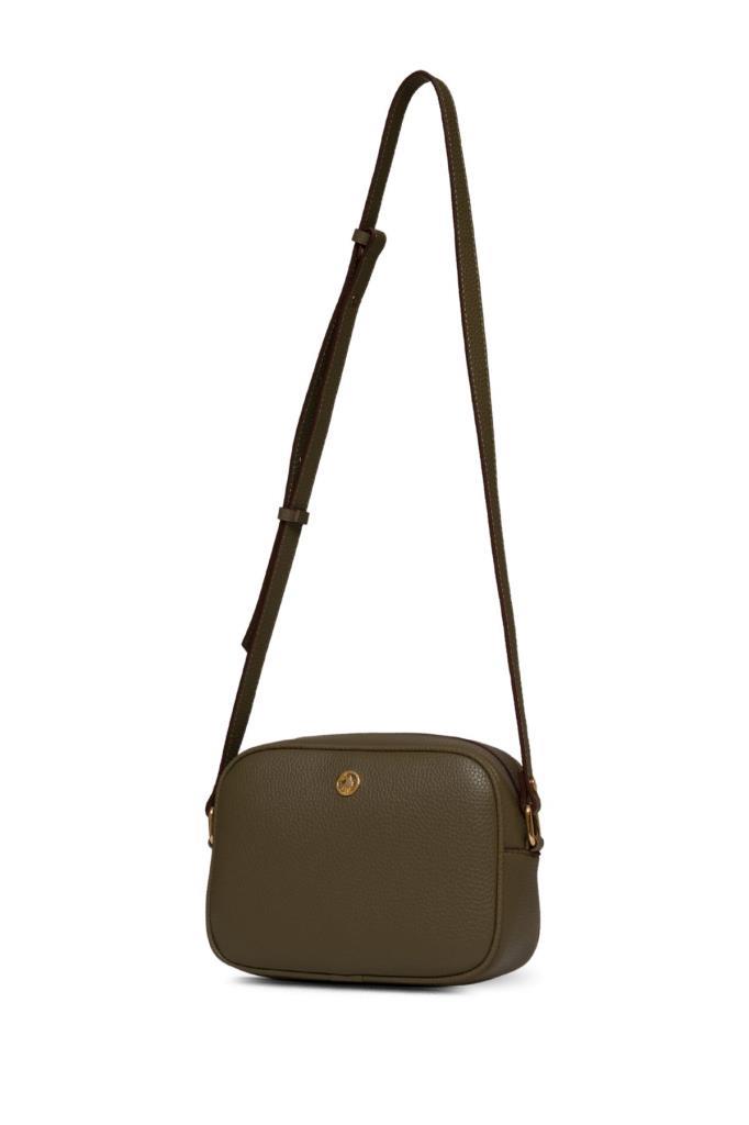 U.S. Polo Assn. Çapraz Askılı Kadın Çanta Haki Us25195