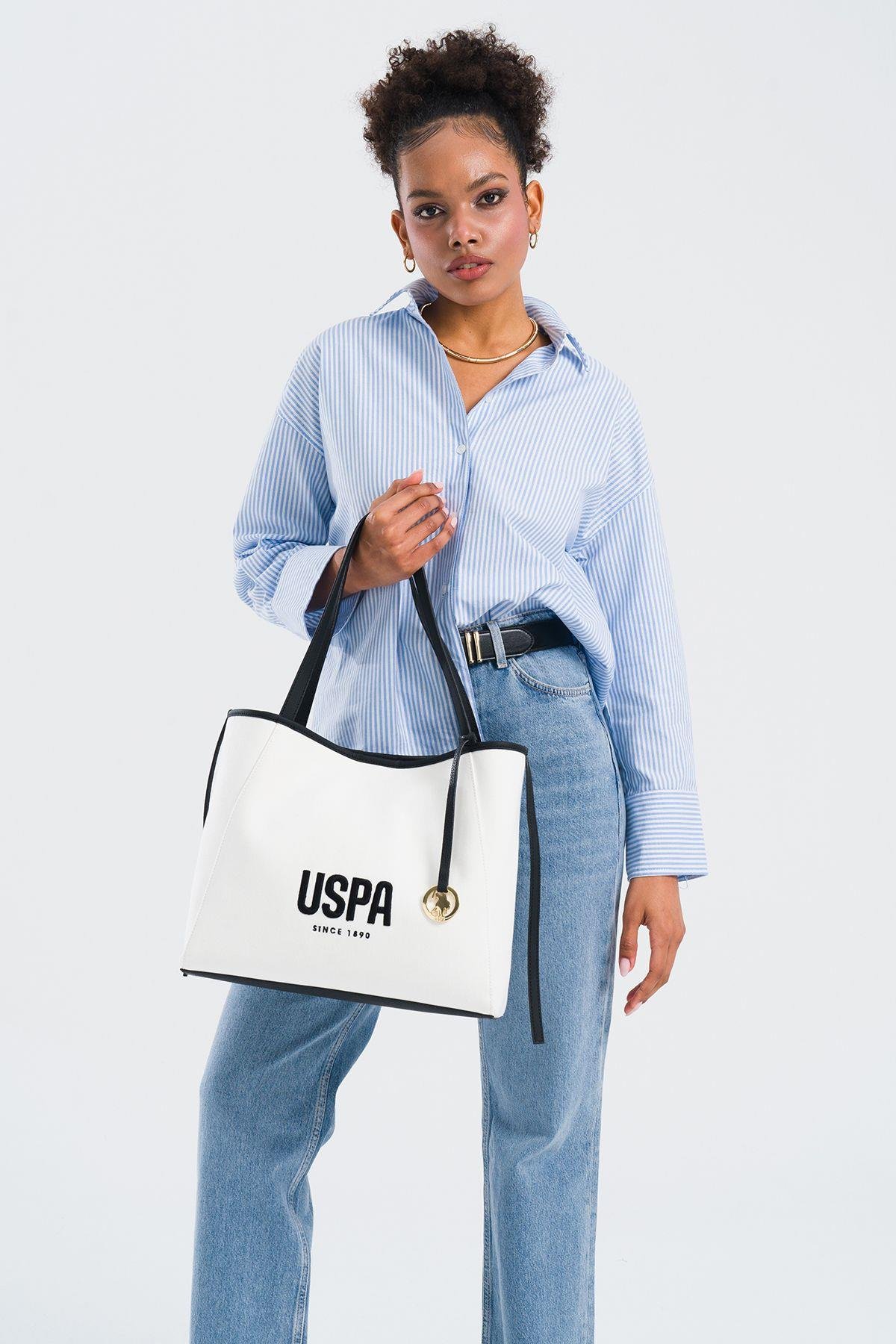U.S. Polo Assn. Kadın Omuz Çanta Beyaz Us25312