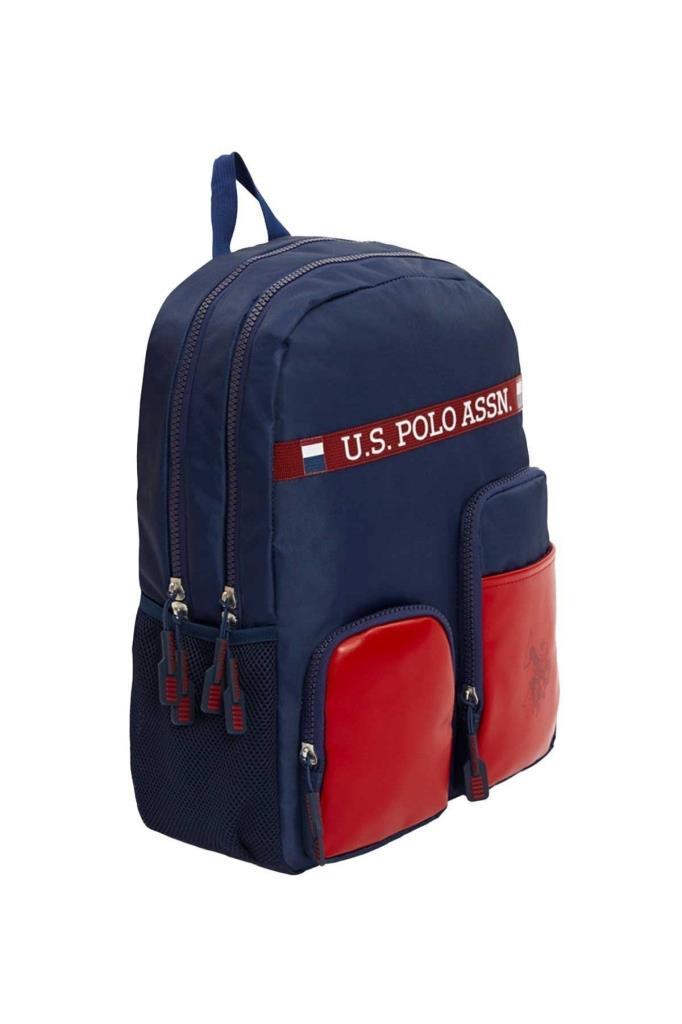U.S. Polo Assn. Sırt Çantası Lacivert-Bordo 23174