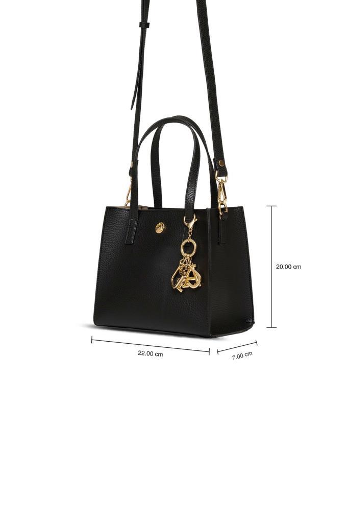 U.S. Polo Assn. Çapraz Askılı Kadın Çanta Siyah Us25187