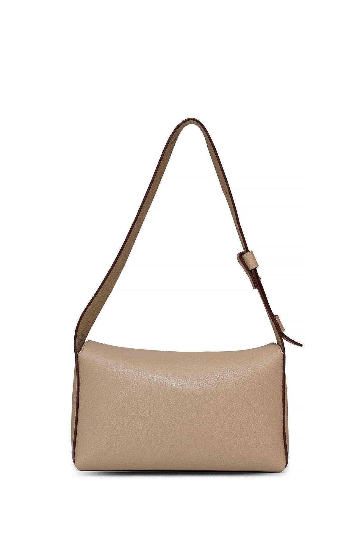 U.S. Polo Assn. Çapraz Askılı Kadın Çanta Bej Us25203