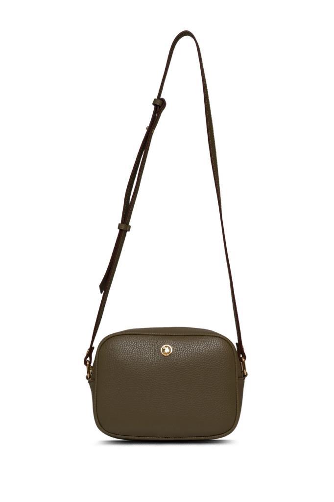 U.S. Polo Assn. Çapraz Askılı Kadın Çanta Haki Us25195