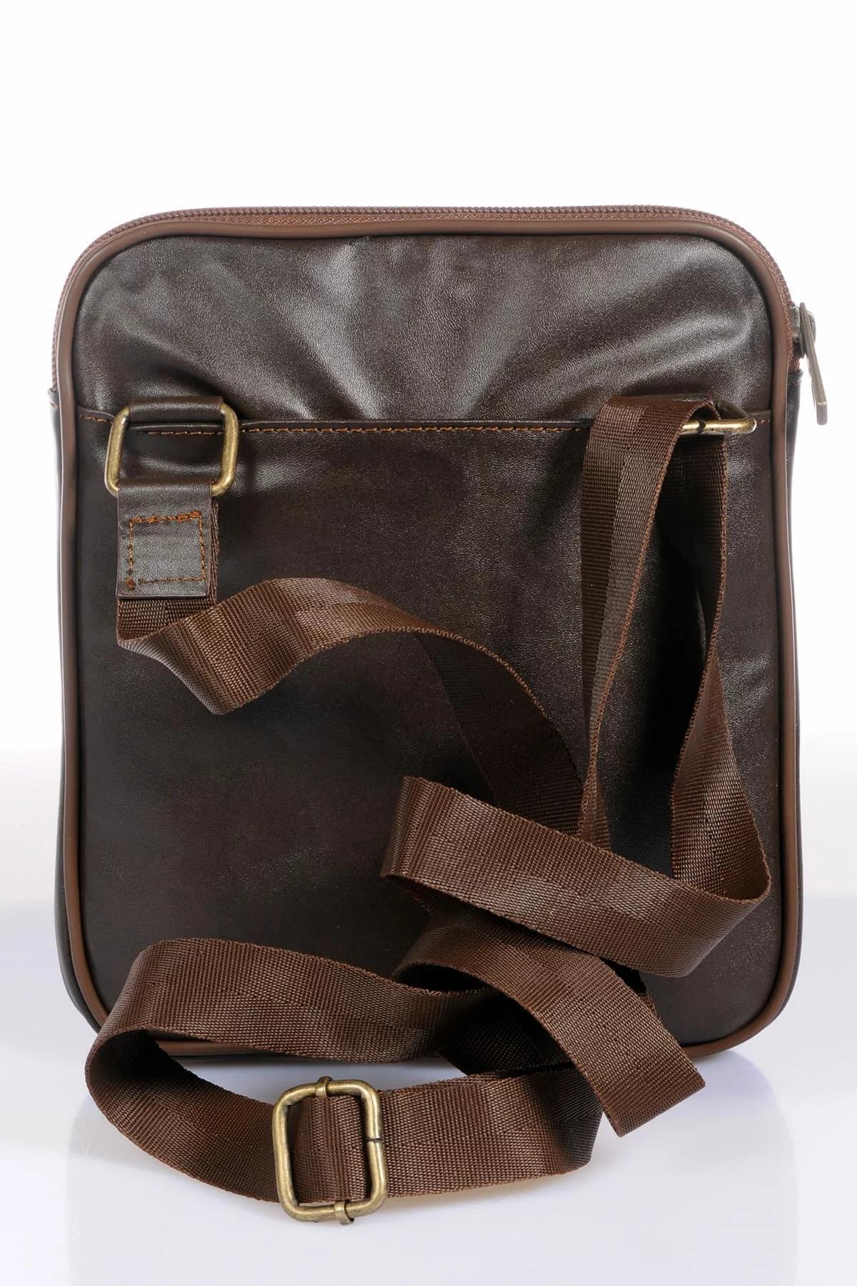 U.S. Polo Assn. Erkek El Çantası Süet Kahverengi 6766