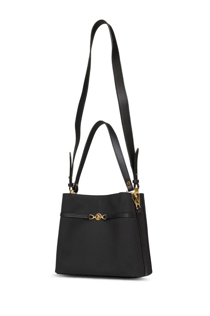 U.S. Polo Assn. Çapraz Askılı Kadın Çanta Siyah Us25238