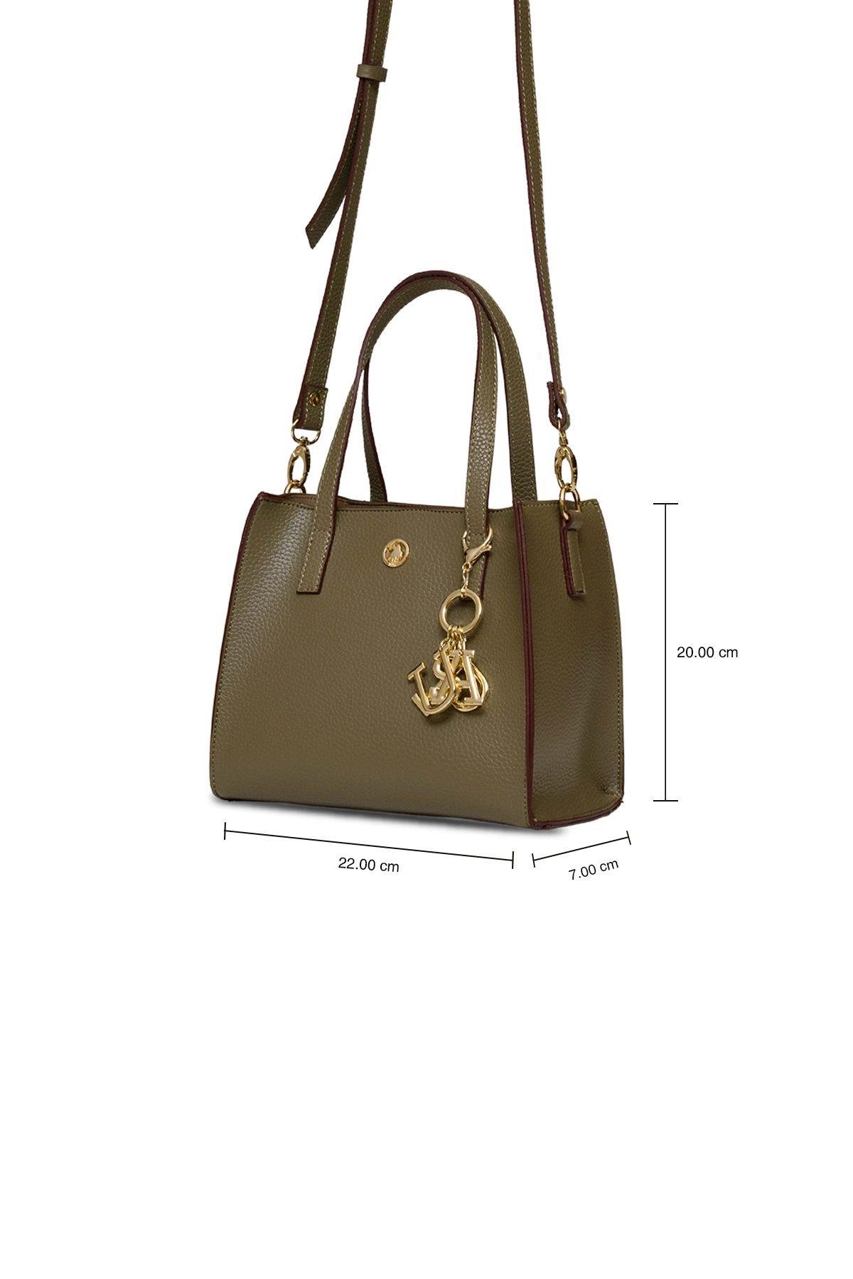 U.S. Polo Assn. Çapraz Askılı Kadın Çanta Haki Us25187