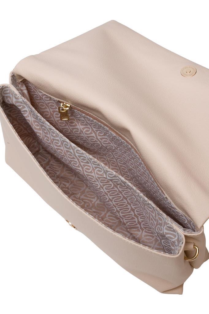 U.S. Polo Assn. Çapraz Askılı Kadın Çanta Bej Us25129