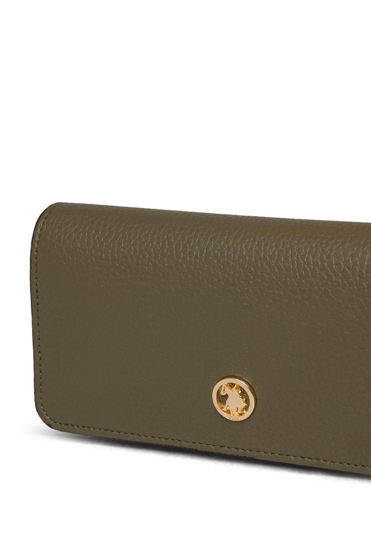 U.S. Polo Assn. Kadın Cüzdanı Haki Usc25371