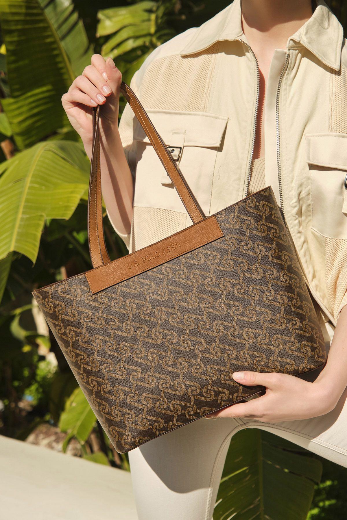 U.S. Polo Assn. Kadın Omuz Çanta Kahve Us23500