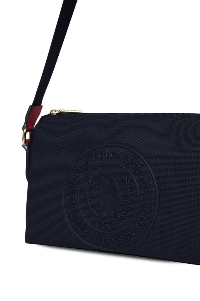 U.S. Polo Assn. Çapraz Askılı Kadın Çanta Lacivert-Beyaz-Kırmızı Us25268