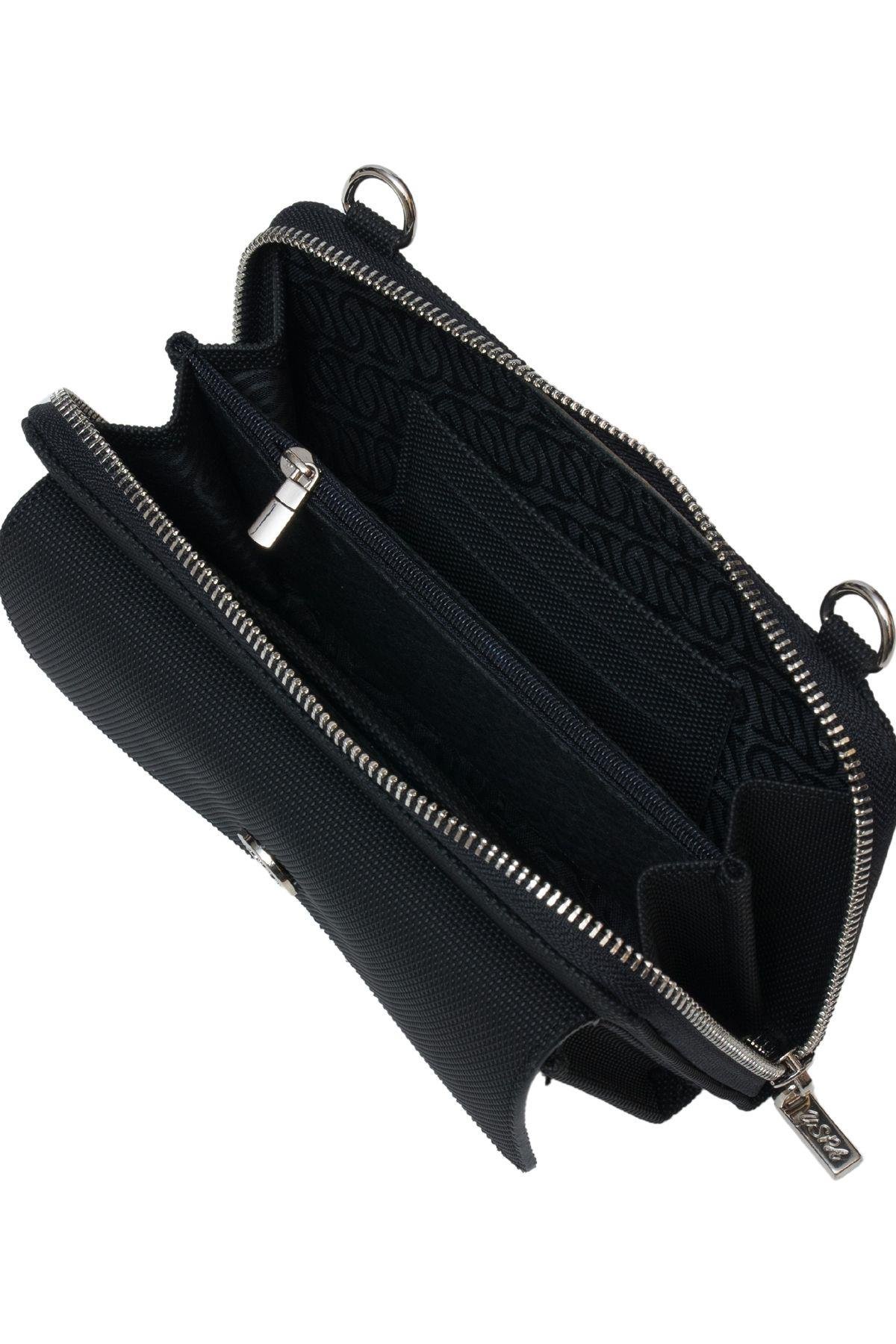 U.S. Polo Assn. Çapraz Askılı Kadın Çanta Siyah Us25255