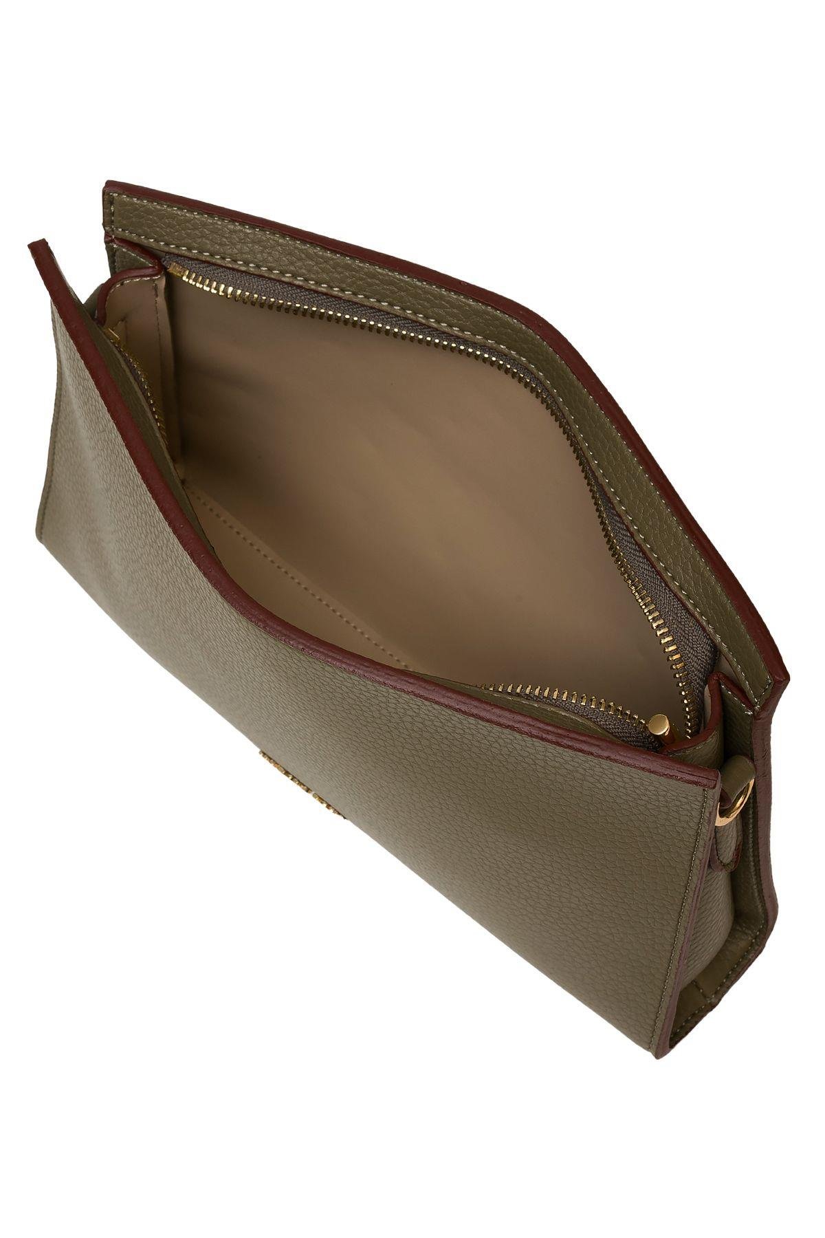 U.S. Polo Assn. Çapraz Askılı Kadın Çanta Haki Us25185