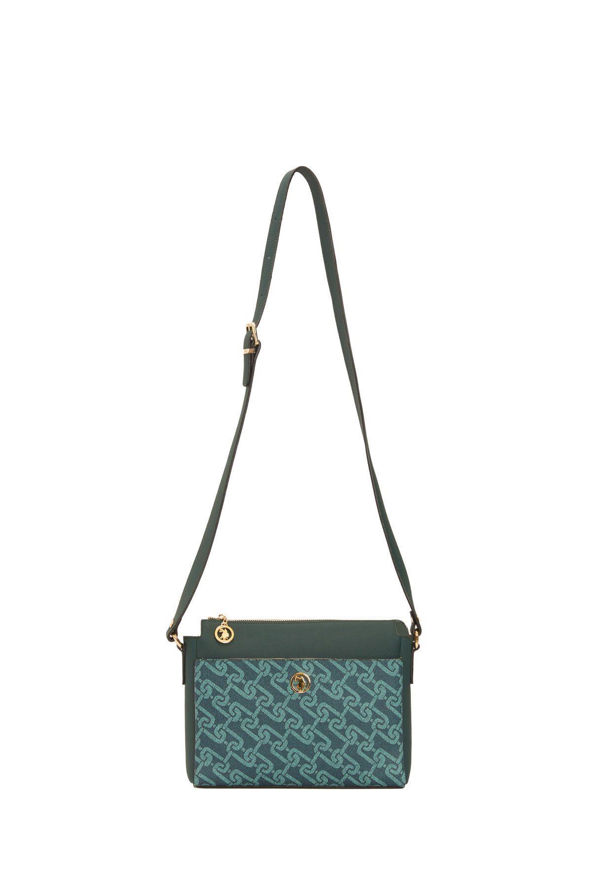 U.S. Polo Assn. Çapraz Askılı Kadın Çanta Petrol Us23515