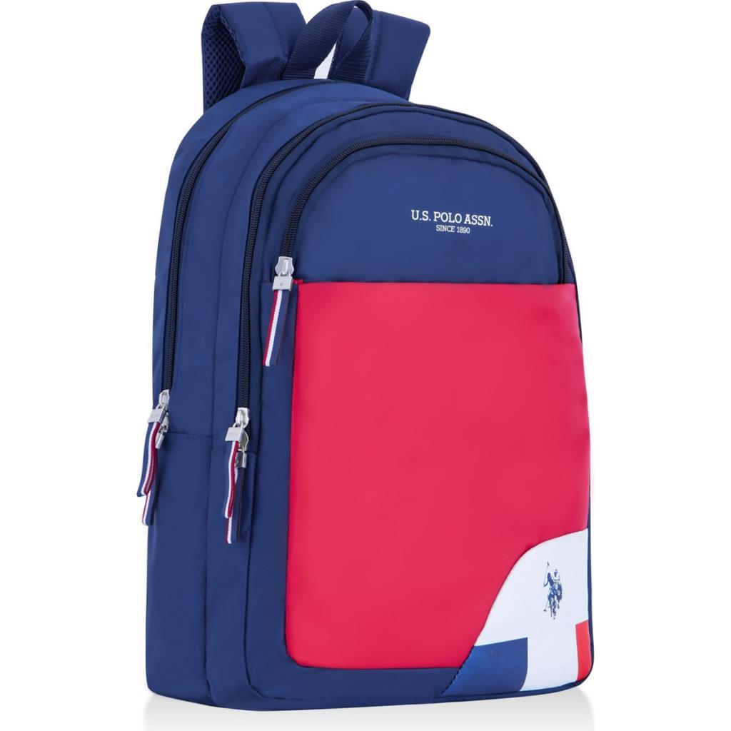U.S. Polo Assn. Sırt Çantası Lacivert-Bordo 23102