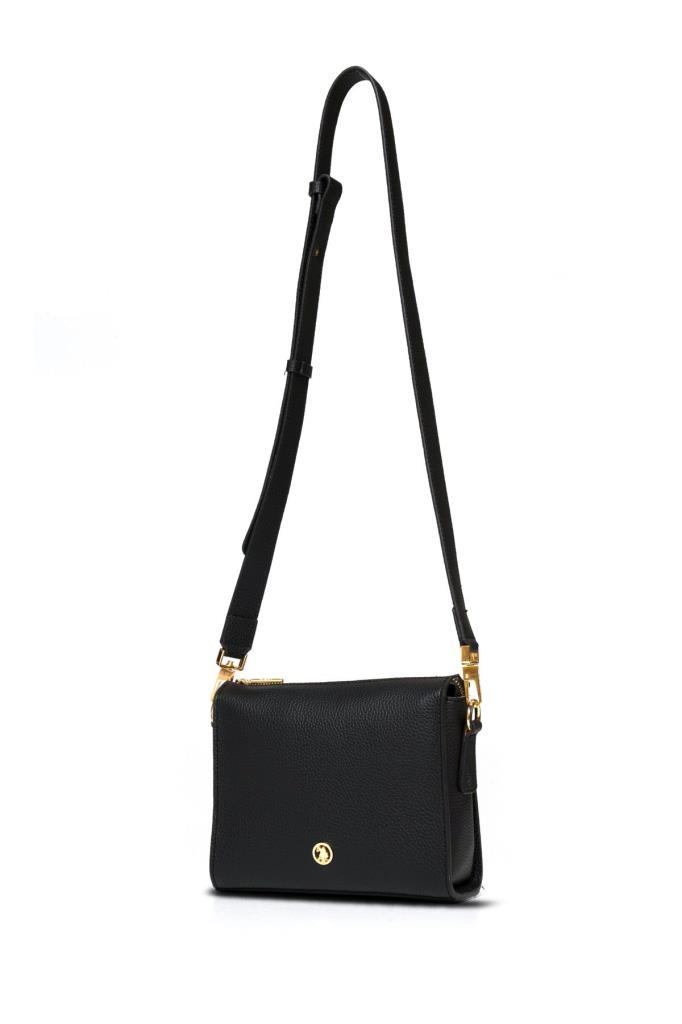 U.S. Polo Assn. Çapraz Askılı Kadın Çanta Siyah Us25204