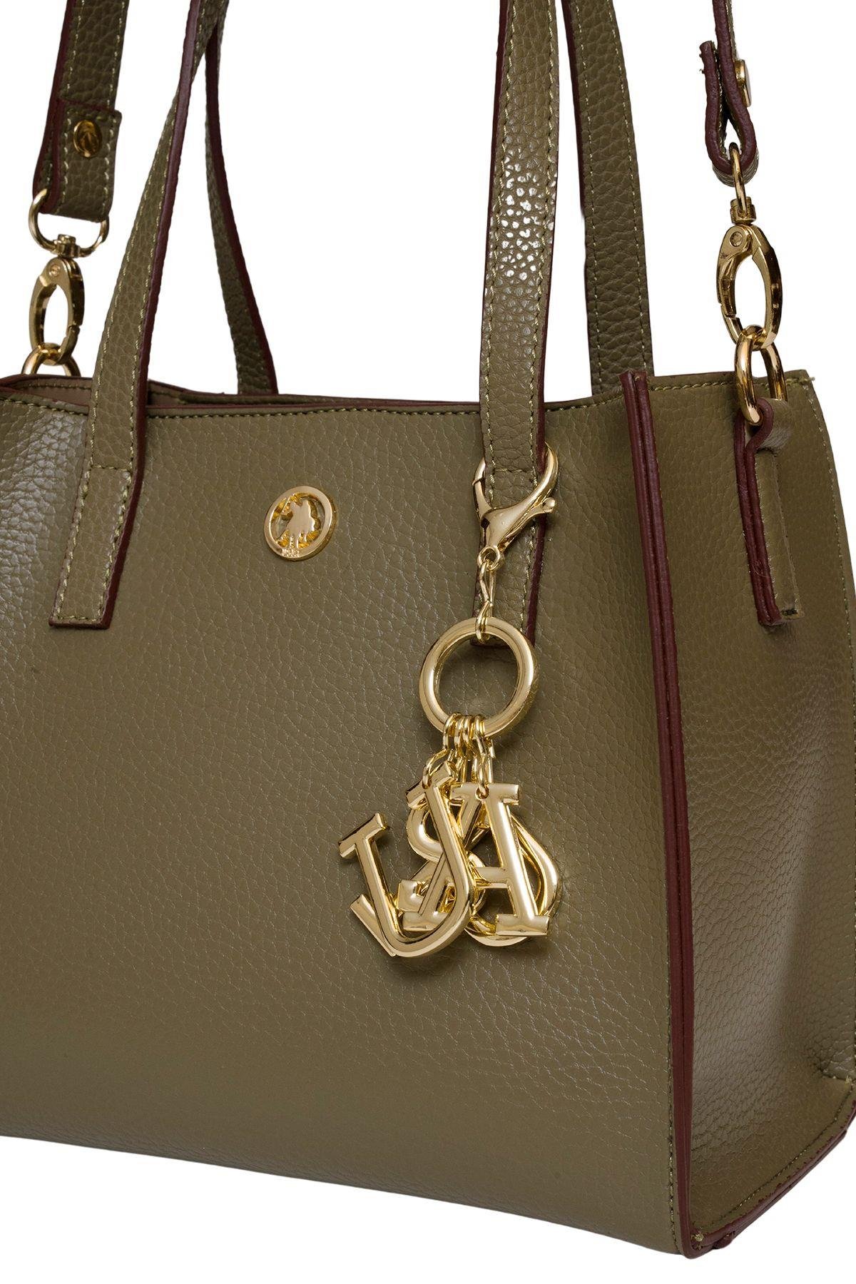 U.S. Polo Assn. Çapraz Askılı Kadın Çanta Haki Us25187