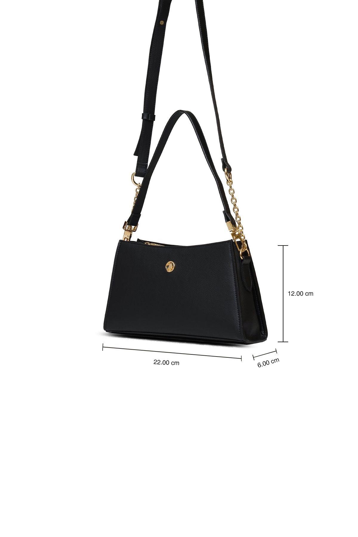 U.S. Polo Assn. Çapraz Askılı Kadın Çanta Siyah Us25134