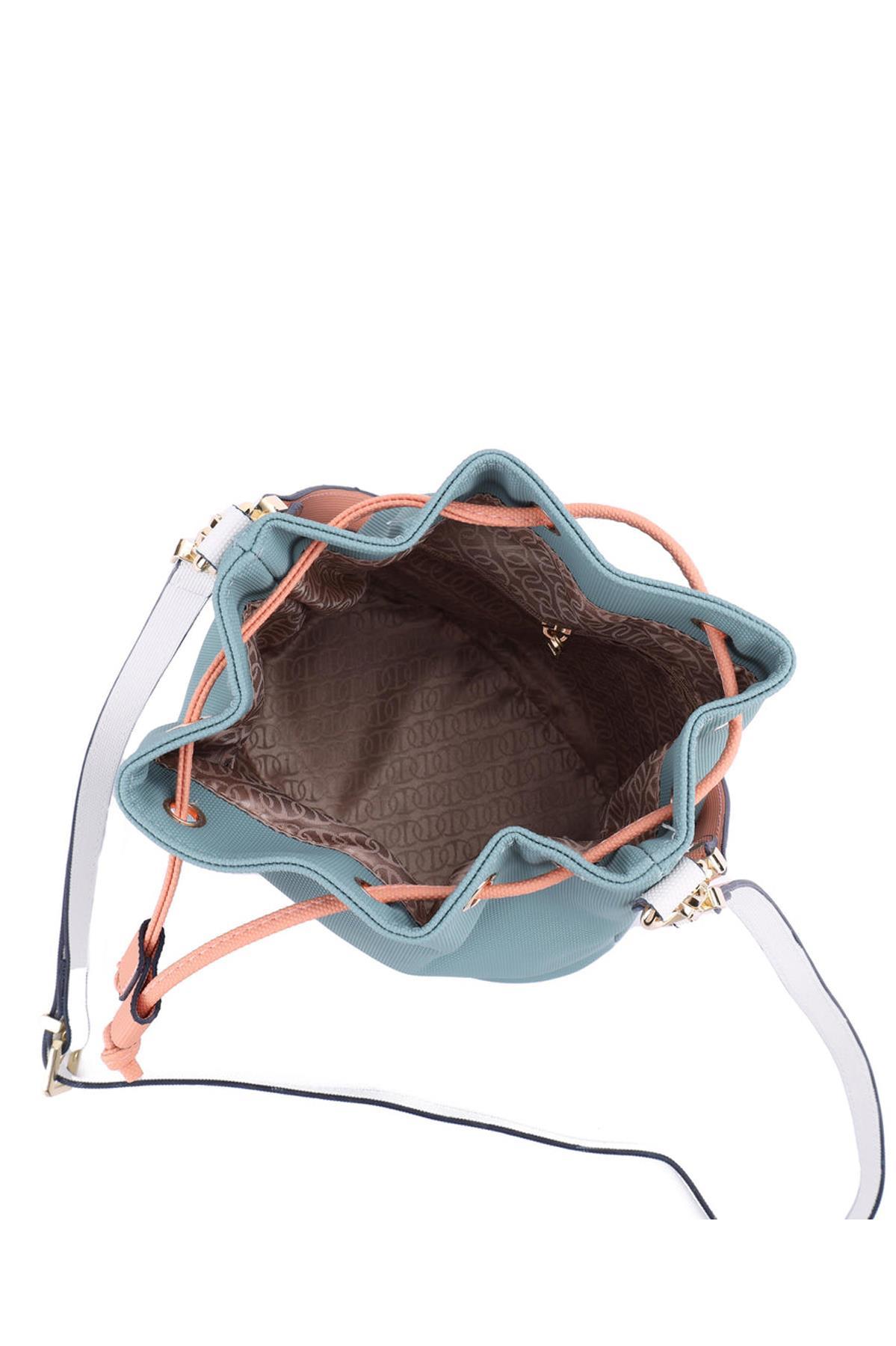 U.S. Polo Assn. Çapraz Askılı Kadın Çanta Çivit-Somon Us23260