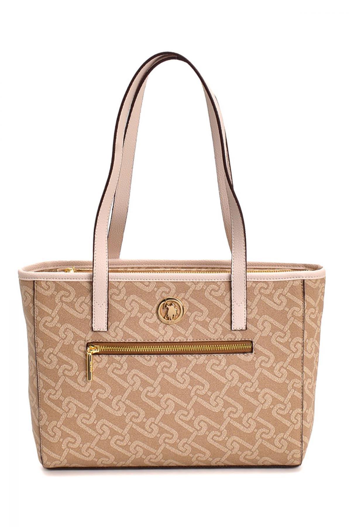 U.S. Polo Assn. Kadın Omuz Çanta Bej Us23116